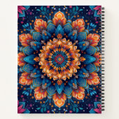 Mandala Blume Digital Art Style-23907 Notizblock (Rückseite)