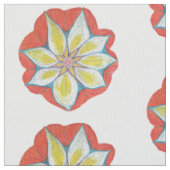 Mandala Blume Fabric Stoff (Nahaufnahme)