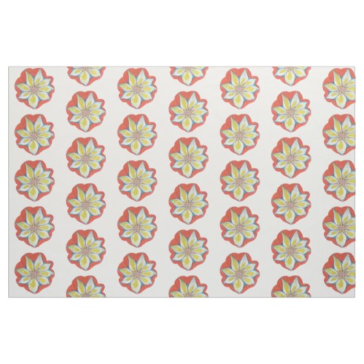 Mandala Blume Fabric Stoff (Fat Quarter (45,7 x 55,9 cm))