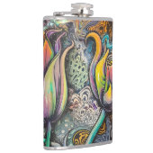 Mandala Blume Flachmann (Rechts)