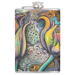 Mandala Blume Flachmann