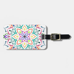 Mandala Blume Gepäckanhänger