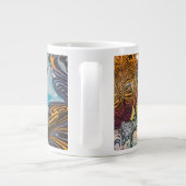 Mandala Blume Jumbo-Tasse (Rückseite)