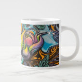 Mandala Blume Jumbo-Tasse (Rechts)