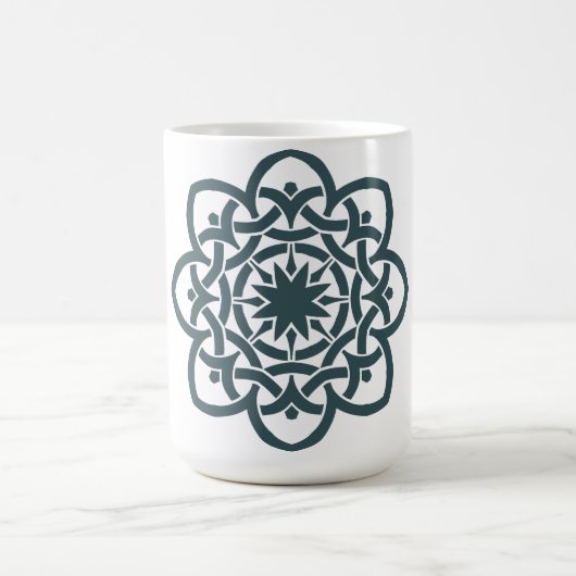Mandala Blume Kaffeetasse (Mittel)