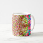 Mandala-Blume Kaffeetasse (VorderseiteRechts)
