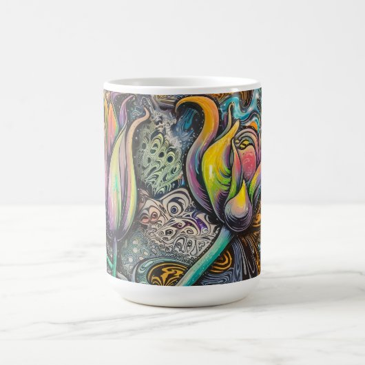 Mandala Blume Kaffeetasse (Mittel)