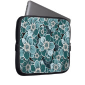Mandala Blume Laptopschutzhülle (Vorne Rechts)