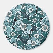 Mandala Blume Magnet (Vorne)