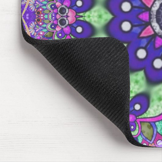 Mandala Blume Mousepad (Ecke)