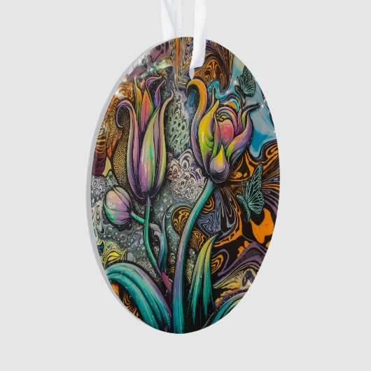 Mandala Blume Ornament (Vorderseite)