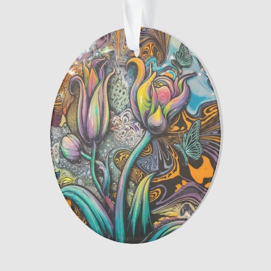 Mandala Blume Ornament (Vorderseite)