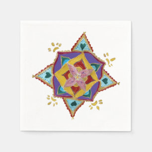 Mandala Blume Paper Napkins Serviette