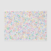 Mandala-Blume-Papiertaschentuch Seidenpapier (Vorderseite)