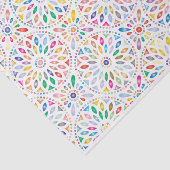 Mandala-Blume-Papiertaschentuch Seidenpapier (Ausschnitt)