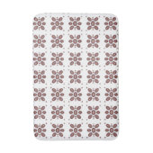 Mandala Blume Pattern Badematte (Vorderseite Vertikal)
