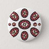 Mandala Blume Pattern Button (Vorderseite)