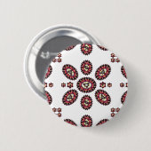 Mandala Blume Pattern Button (Vorne & Hinten)