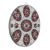 Mandala Blume Pattern Dartscheibe (Vorderseite Links)