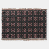 Mandala Blume Pattern Decke (Vorderseite)