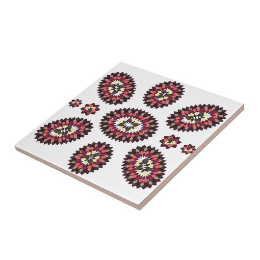 Mandala Blume Pattern Fliese (Seite)