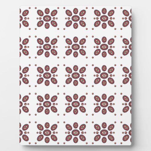 Mandala Blume Pattern Fotoplatte (Vorderseite)