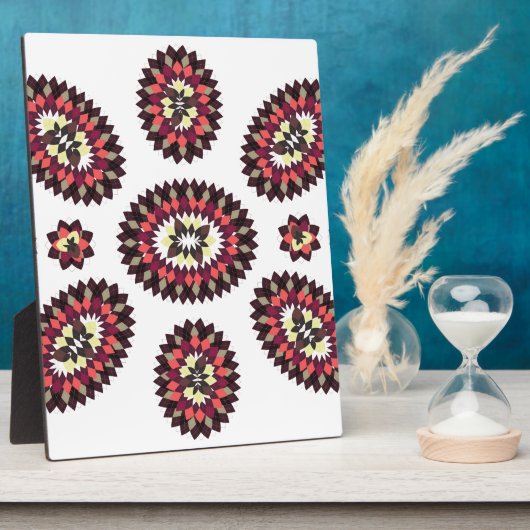 Mandala Blume Pattern Fotoplatte (Seite)