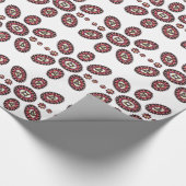 Mandala Blume Pattern Geschenkpapier (Ecke)