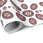Mandala Blume Pattern Geschenkpapier (Rolleneckpunkt)