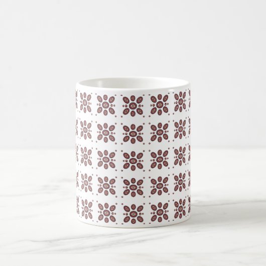 Mandala Blume Pattern Kaffeetasse (Mittel)