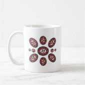 Mandala Blume Pattern Kaffeetasse (Links)