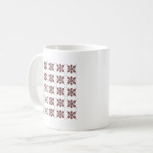 Mandala Blume Pattern Kaffeetasse (Vorderseite Links)