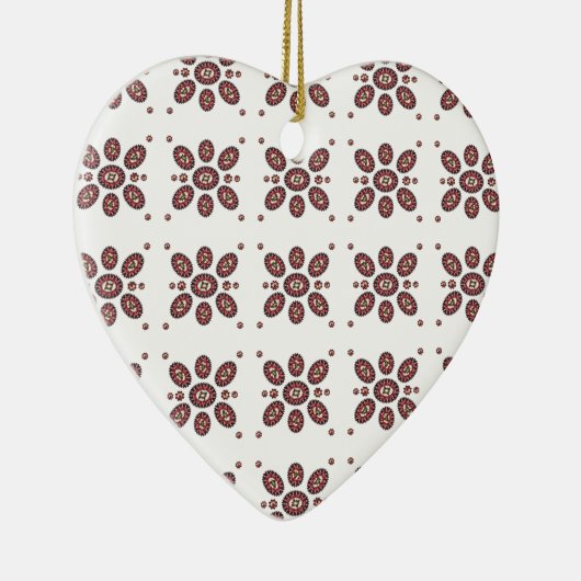 Mandala Blume Pattern Keramik Ornament (Rechts)