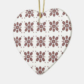 Mandala Blume Pattern Keramik Ornament (Links)