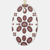 Mandala Blume Pattern Keramik Ornament (Links)