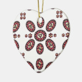 Mandala Blume Pattern Keramik Ornament (Links)