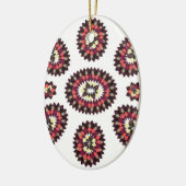 Mandala Blume Pattern Keramikornament (Links)
