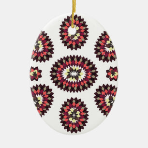 Mandala Blume Pattern Keramikornament