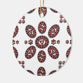 Mandala Blume Pattern Keramikornament (Links)