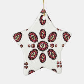 Mandala Blume Pattern Keramikornament (Rechts)