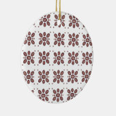 Mandala Blume Pattern Keramikornament (Rechts)