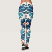 Mandala Blume Pattern Leggings (Rückseite)