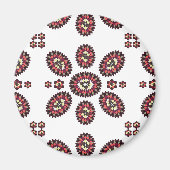 Mandala Blume Pattern Magnet (Vorne)