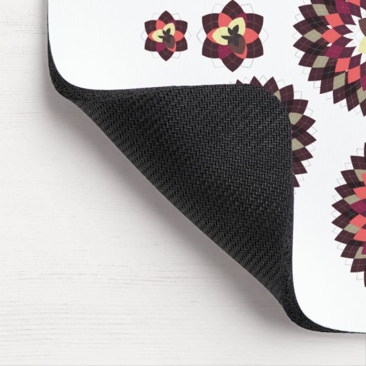 Mandala Blume Pattern Mousepad (Ecke)