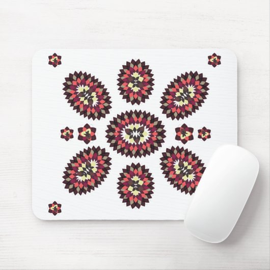 Mandala Blume Pattern Mousepad (Mit Mouse)