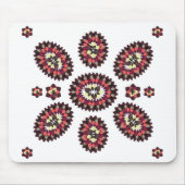 Mandala Blume Pattern Mousepad (Vorne)