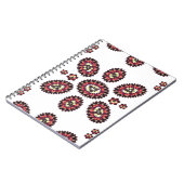 Mandala Blume Pattern Notizblock (Linke Seite)