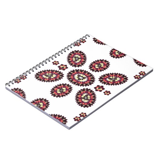 Mandala Blume Pattern Notizblock (Linke Seite)