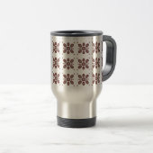 Mandala Blume Pattern Reisebecher (VorderseiteRechts)