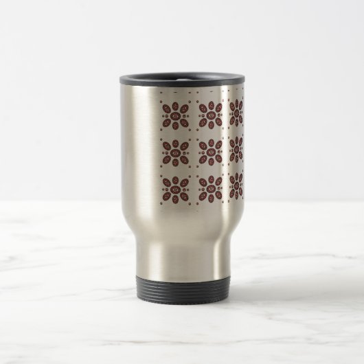 Mandala Blume Pattern Reisebecher (Mittel)